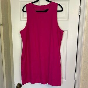 NWT J.Crew Button Back Linen Dress size XXL